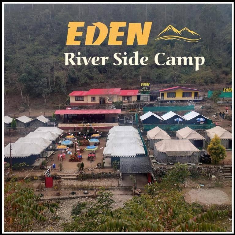 Aerial view of Eden River Side Camp